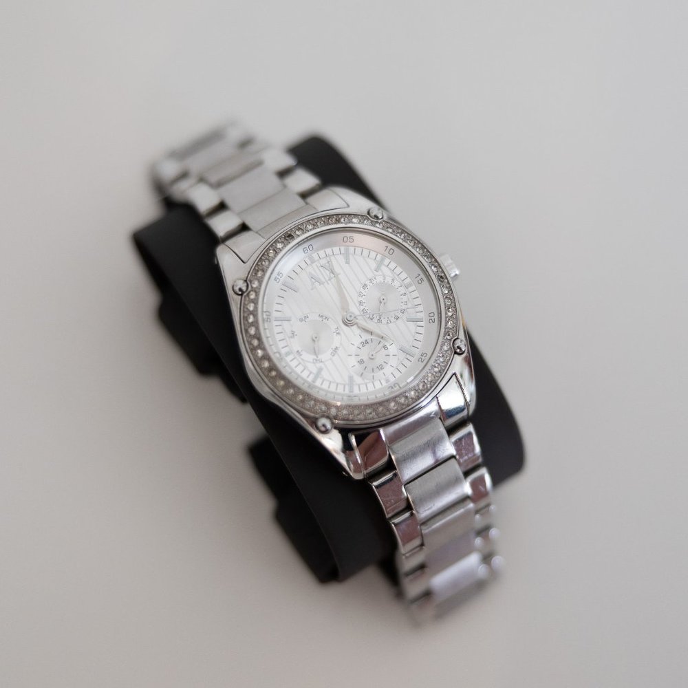 Armani Exchange Ax Multi-Function Silver Sporty G… - image 1